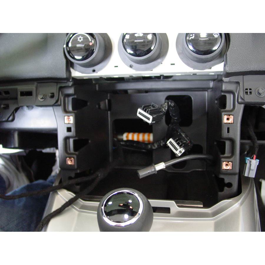 2007 Saturn Sky Factory radio removed