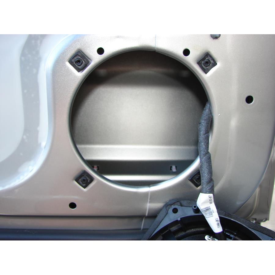 2009 Saturn VUE Rear door speaker removed