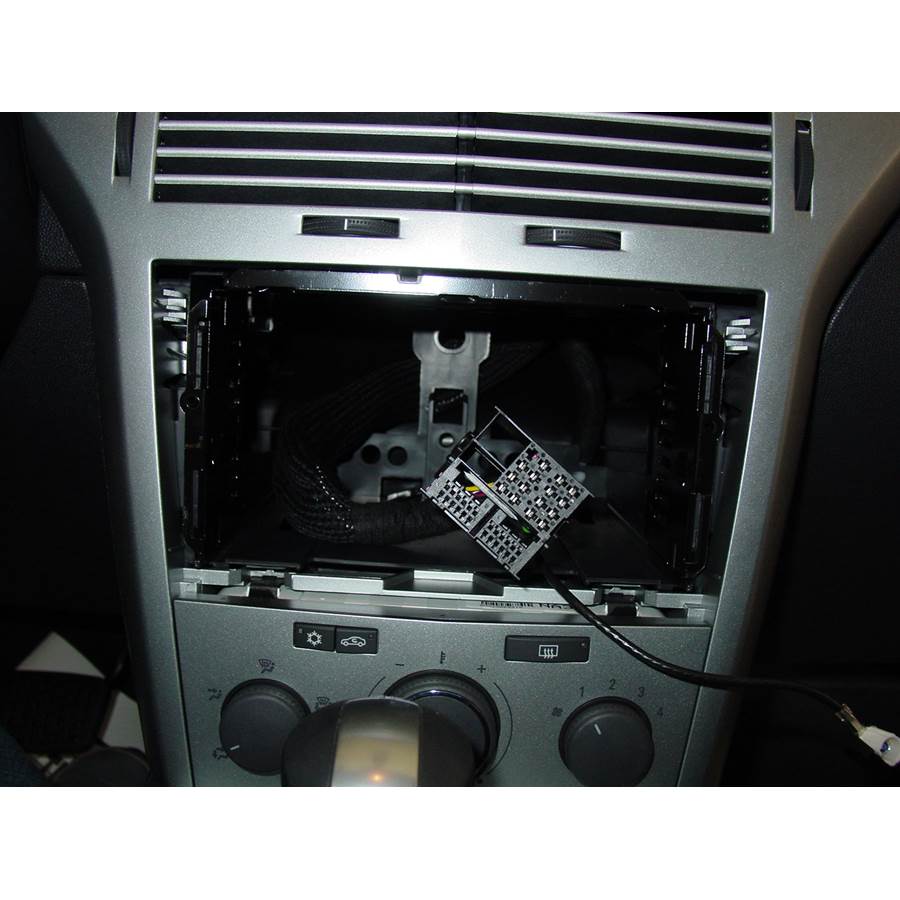 2008 Saturn Astra Factory radio removed