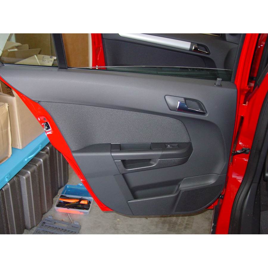 2008 Saturn Astra Rear door speaker location
