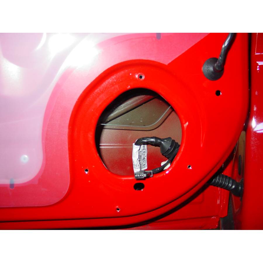 2008 Saturn Astra Rear door speaker removed