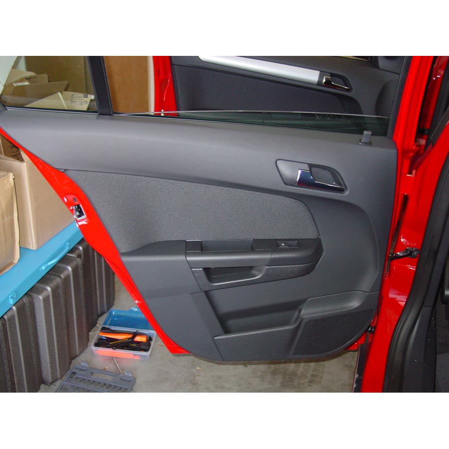 2008 Saturn Astra Rear door speaker location