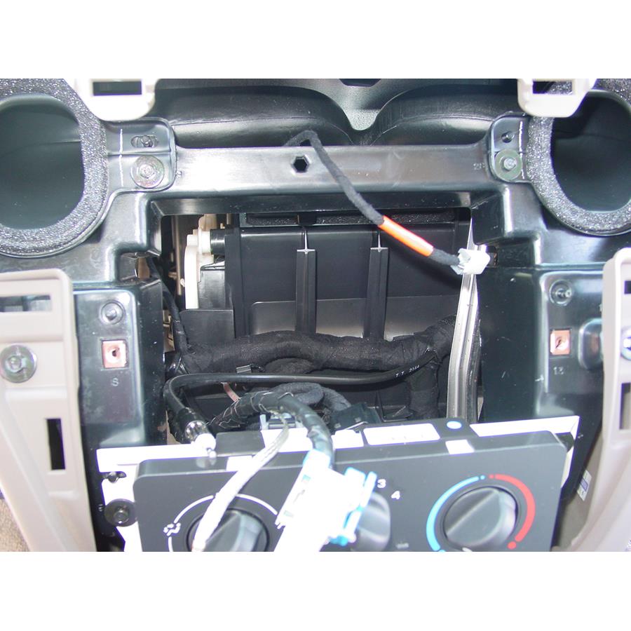 2005 Saturn ION 3 Factory radio removed