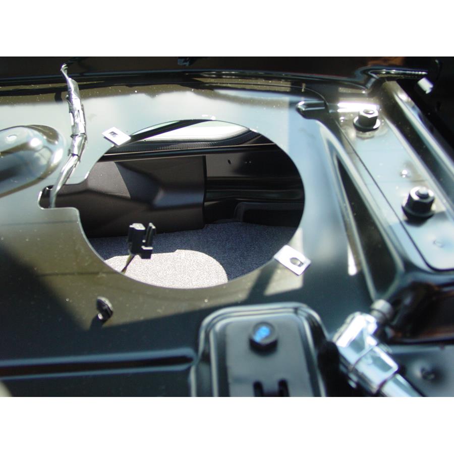 2005 Saturn Ion 1 Rear deck speaker removed