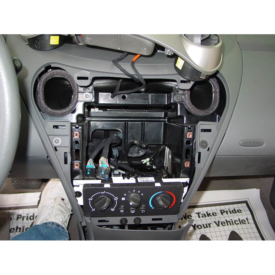2006 Saturn ION 3 Factory radio removed