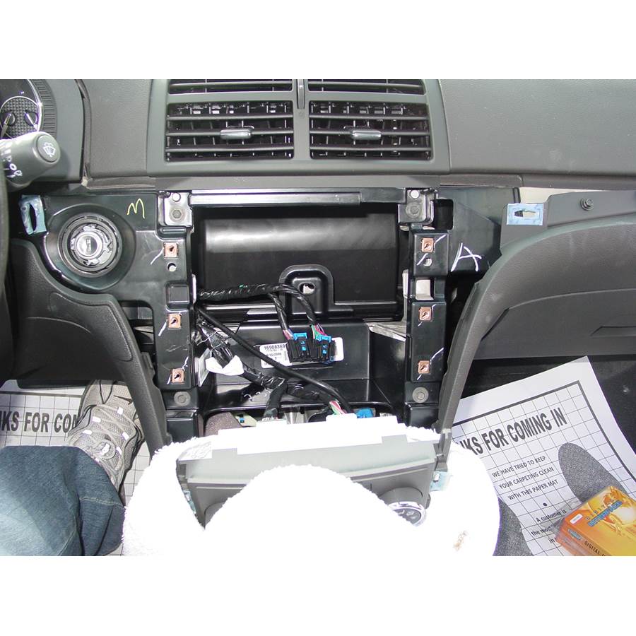 2008 Saturn Aura Factory radio removed