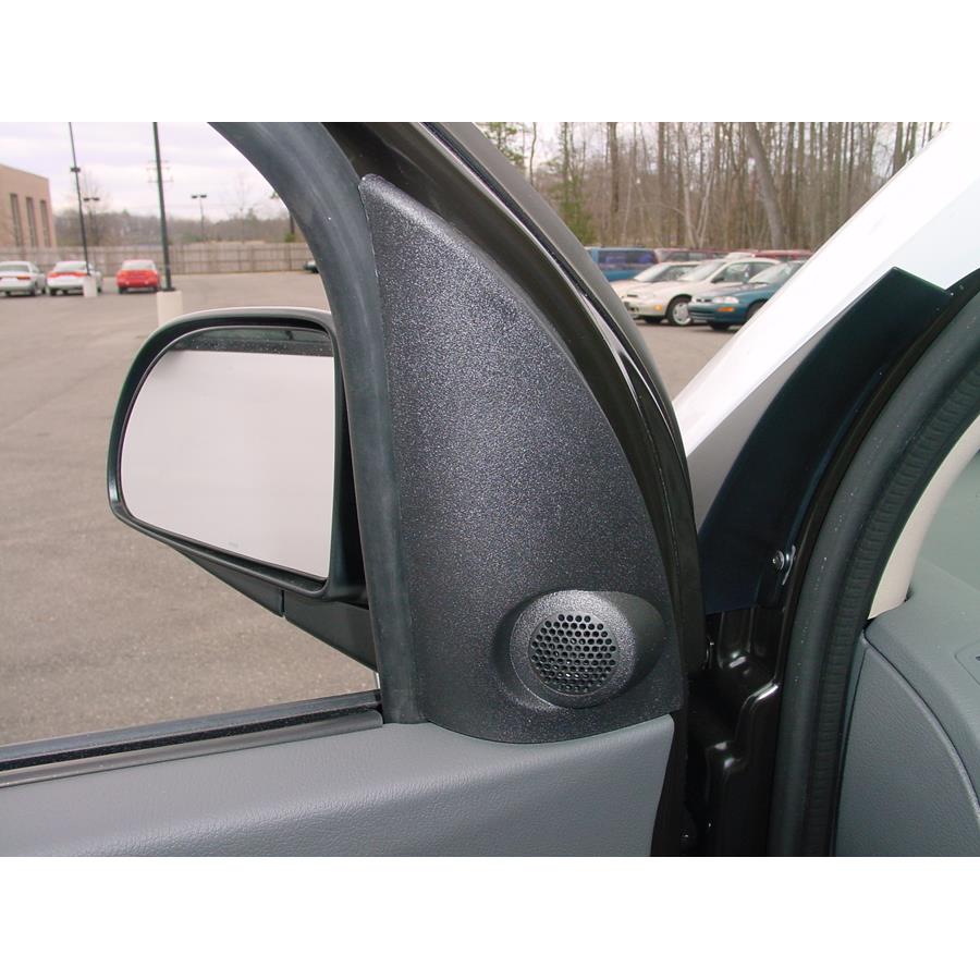 2005 Saturn VUE Front door tweeter location