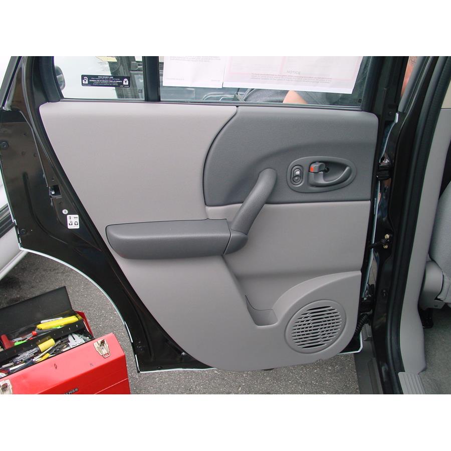 2005 Saturn VUE Rear door speaker location