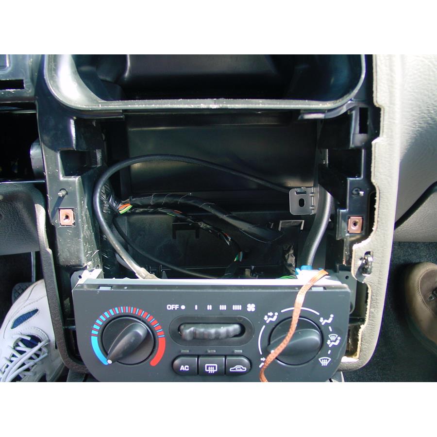 2002 Saturn SC2 Factory radio removed