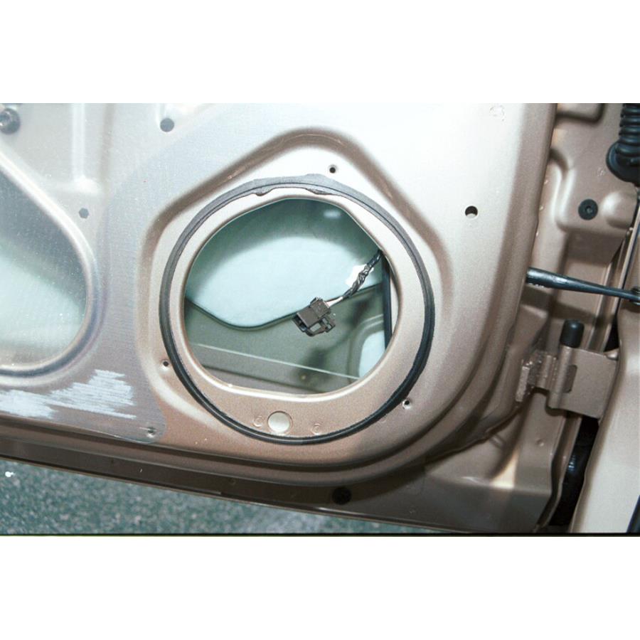 2002 Saturn L200 Front door woofer removed