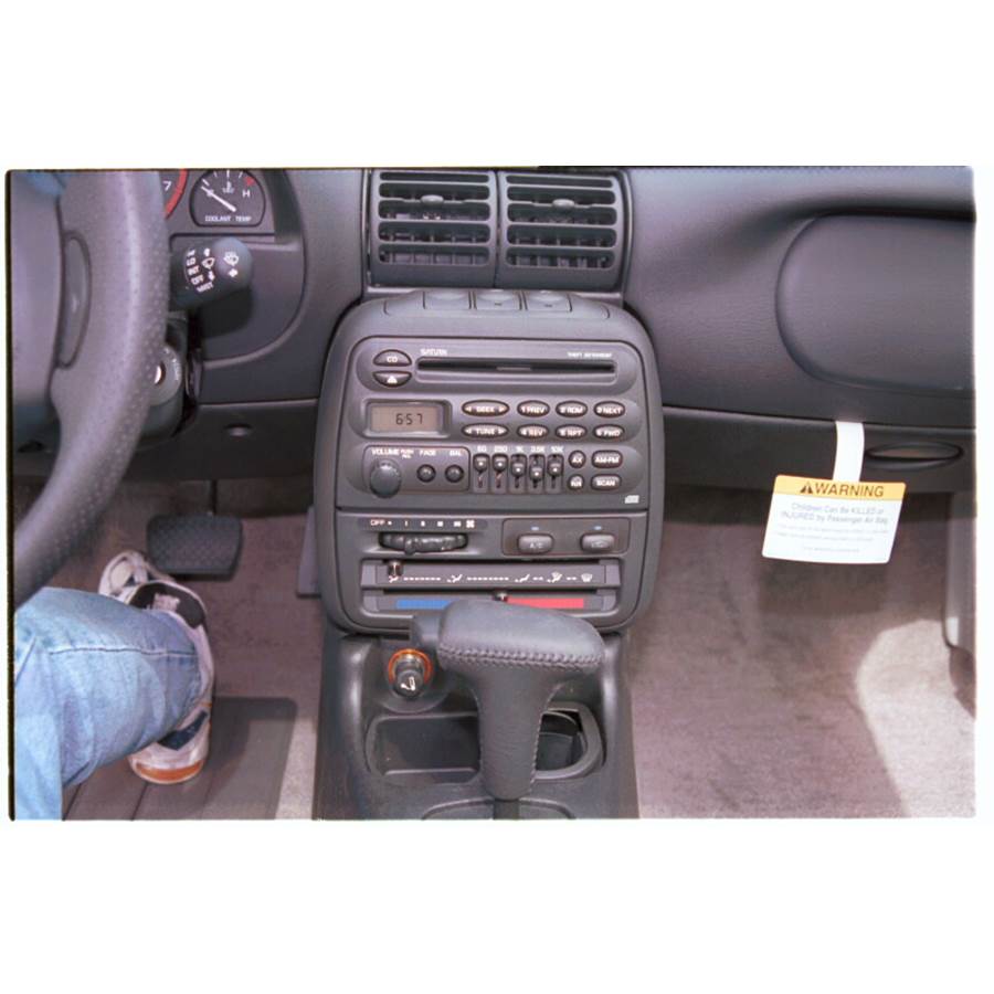 1997 Saturn SC1 Other factory radio option