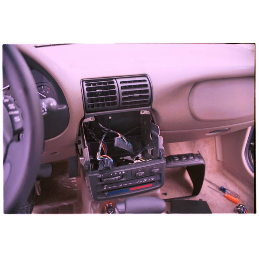 1998 Saturn SL1 Factory radio removed