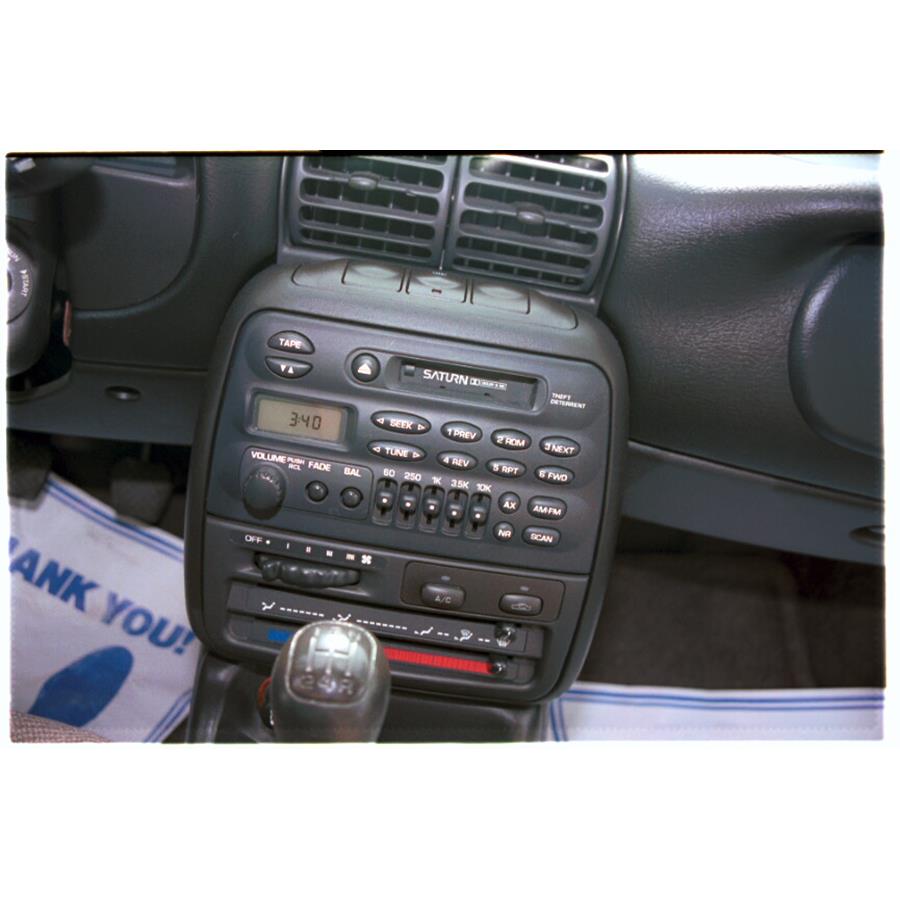 1996 Saturn SC1 Factory radio removed