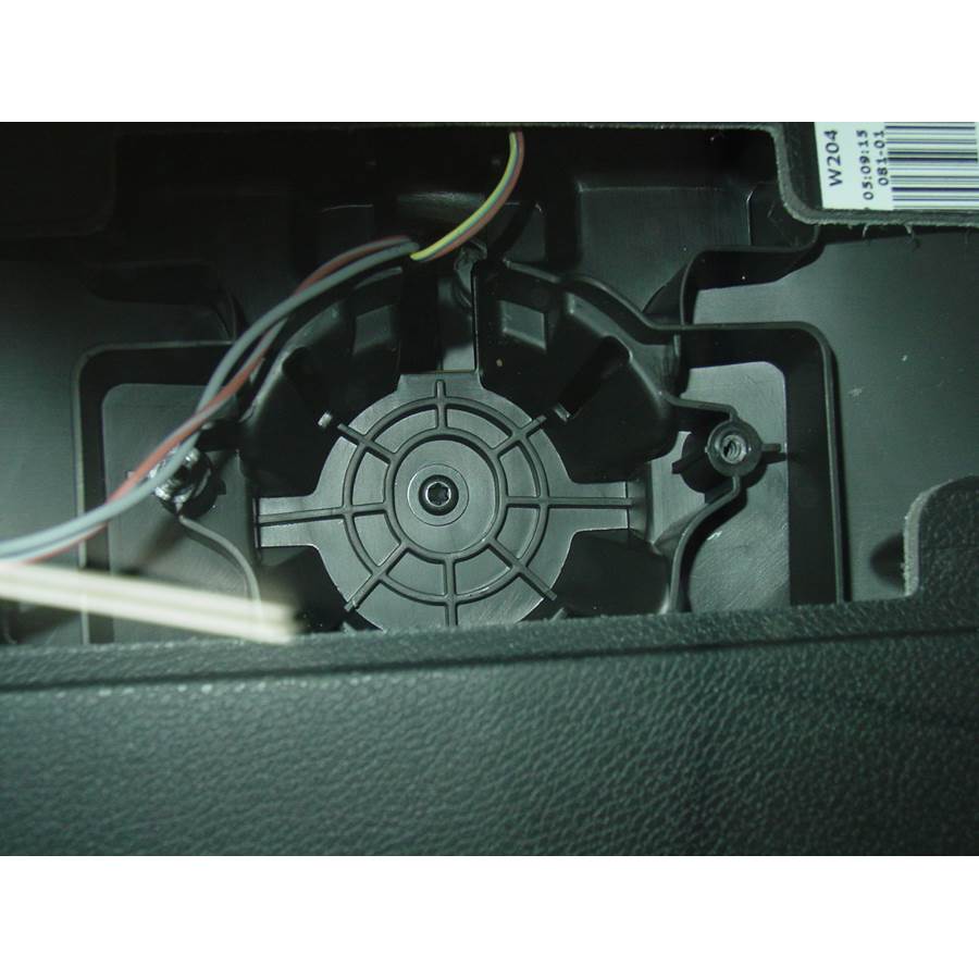2012 Mercedes-Benz C-Class Center dash speaker removed