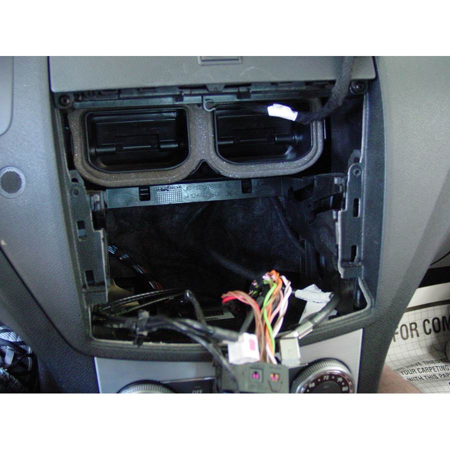 2009 Mercedes-Benz C-Class Factory radio removed