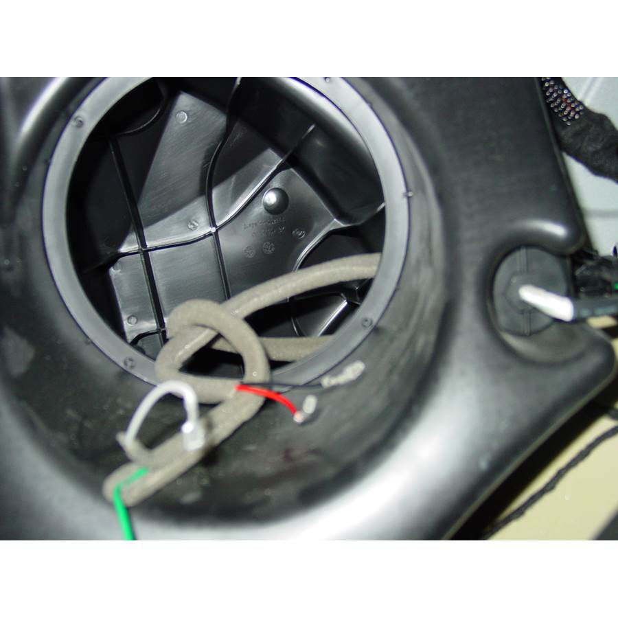 2010 Mercedes-Benz ML63 Far-rear side speaker removed