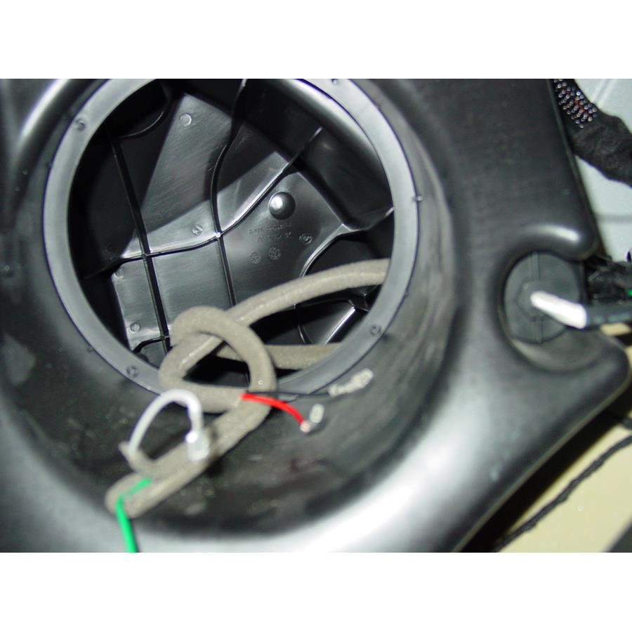 2011 Mercedes-Benz ML63 Far-rear side speaker removed