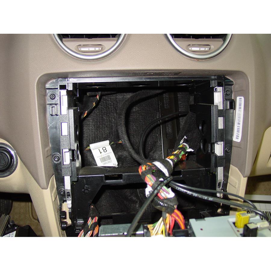 2011 Mercedes-Benz ML63 Factory radio removed
