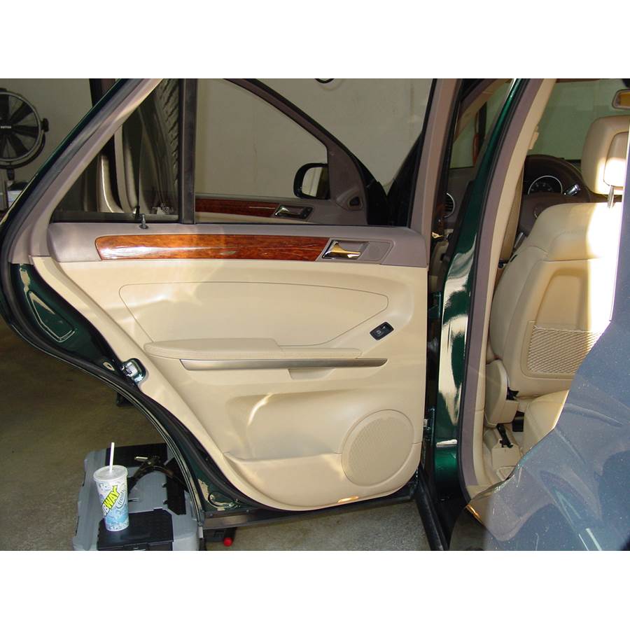 2011 Mercedes-Benz ML63 Rear door speaker location