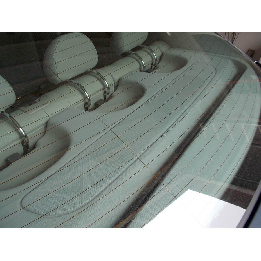 2006 Mercedes-Benz E-Class Rear deck speaker location