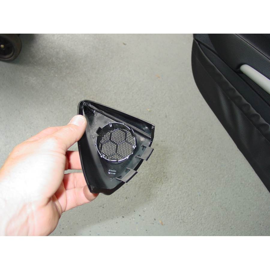 2011 Mercedes-Benz SLK-Class Front door tweeter removed