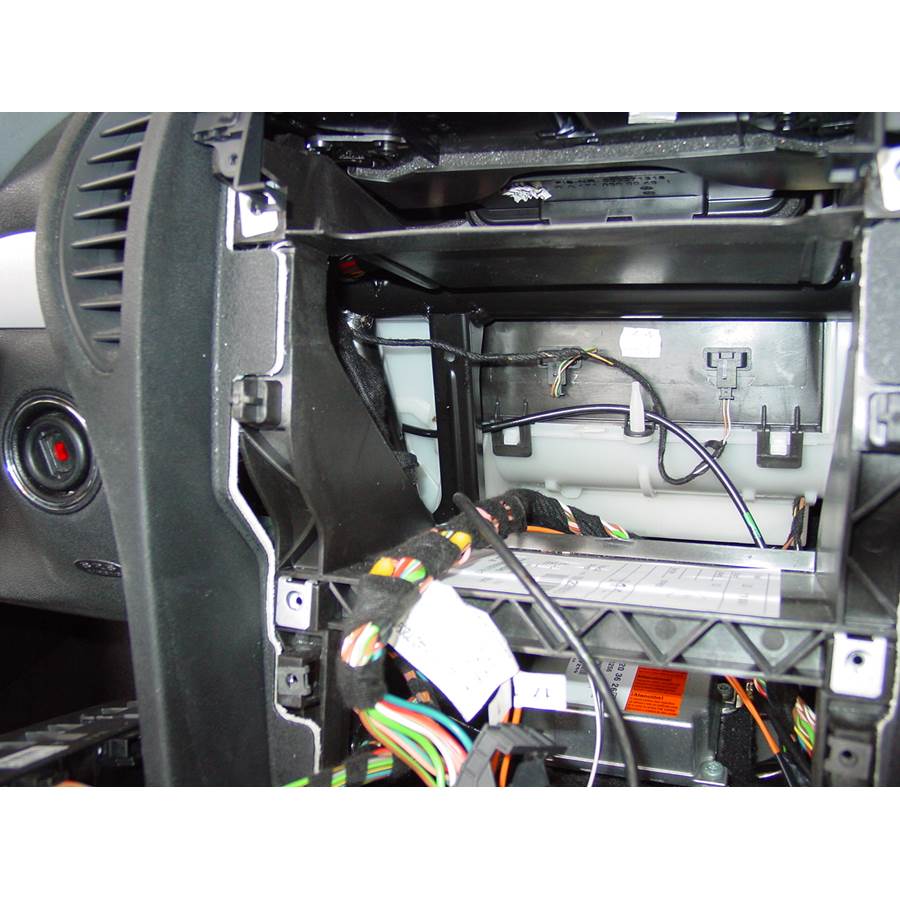 2011 Mercedes-Benz SLK-Class Factory radio removed