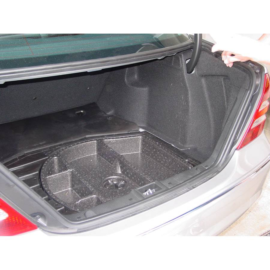 2002 Mercedes-Benz C-Class Factory amplifier location