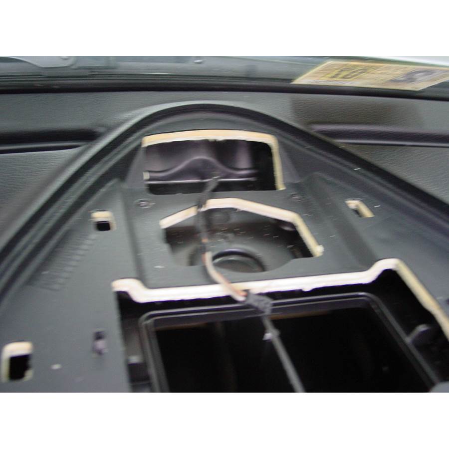 2002 Mercedes-Benz C-Class Center dash speaker removed