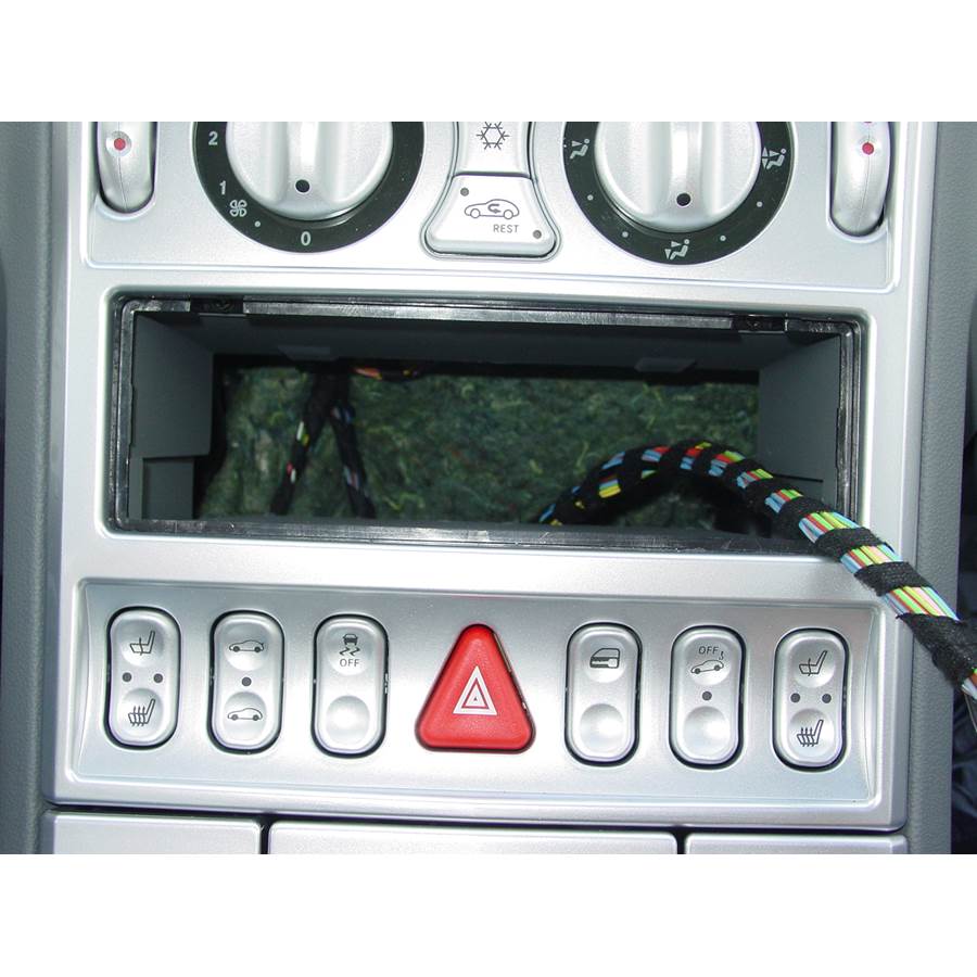 2004 Chrysler Crossfire Factory radio removed