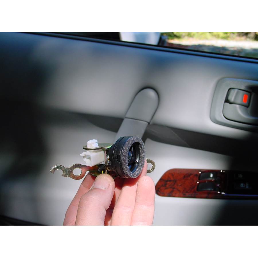 2001 Chrysler Sebring Front door tweeter removed