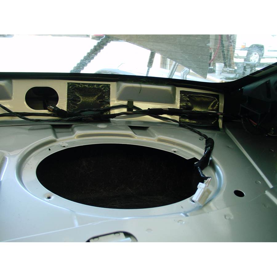 2003 Chrysler Sebring Rear deck speaker removed