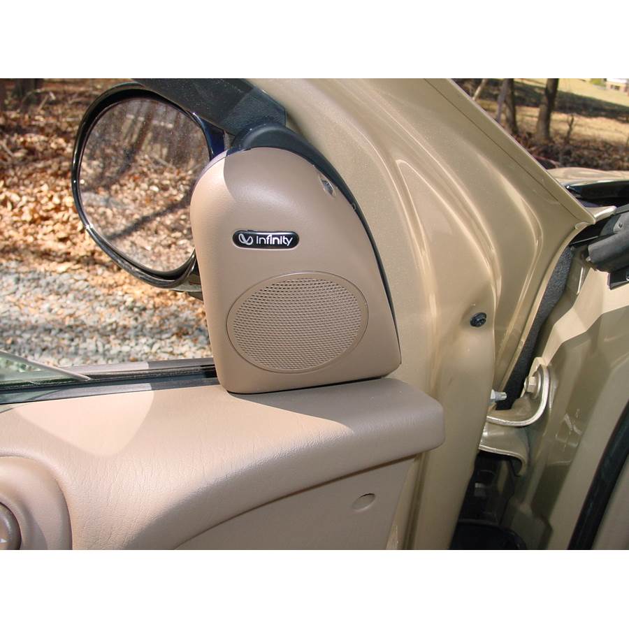 2000 Chrysler LHS Front door tweeter location