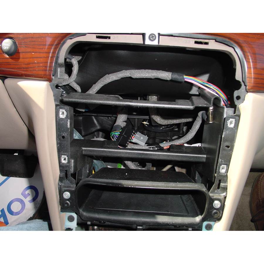 2000 Chrysler LHS Factory radio removed