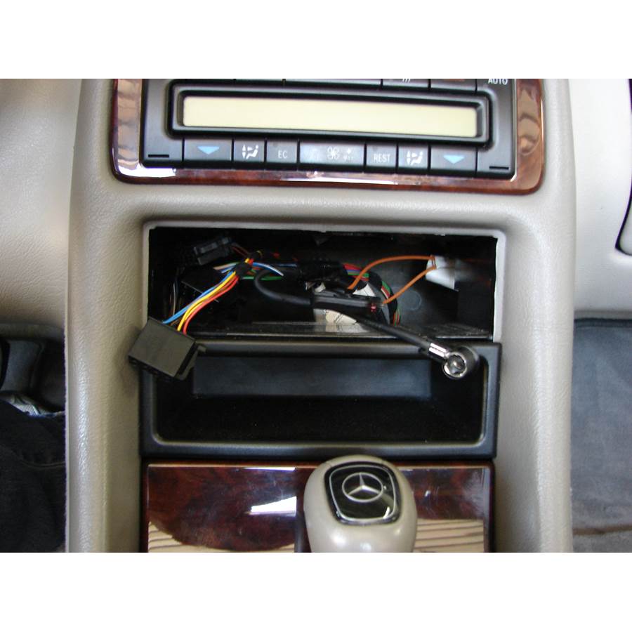 2003 Mercedes-Benz CLK430 Factory radio removed
