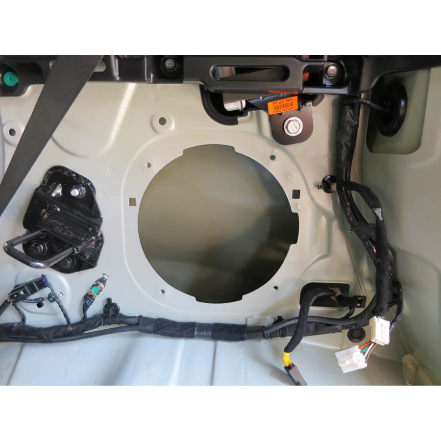 2015 Kia Soul Far-rear side speaker removed