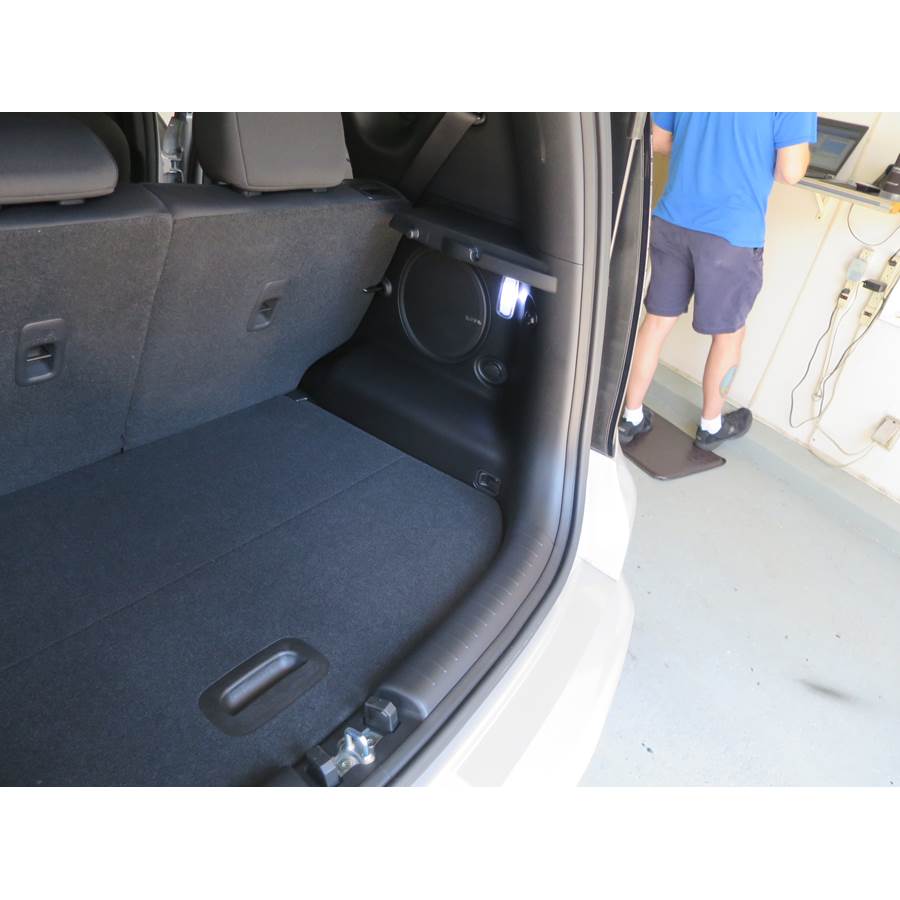 2018 Kia Soul Far-rear side speaker location