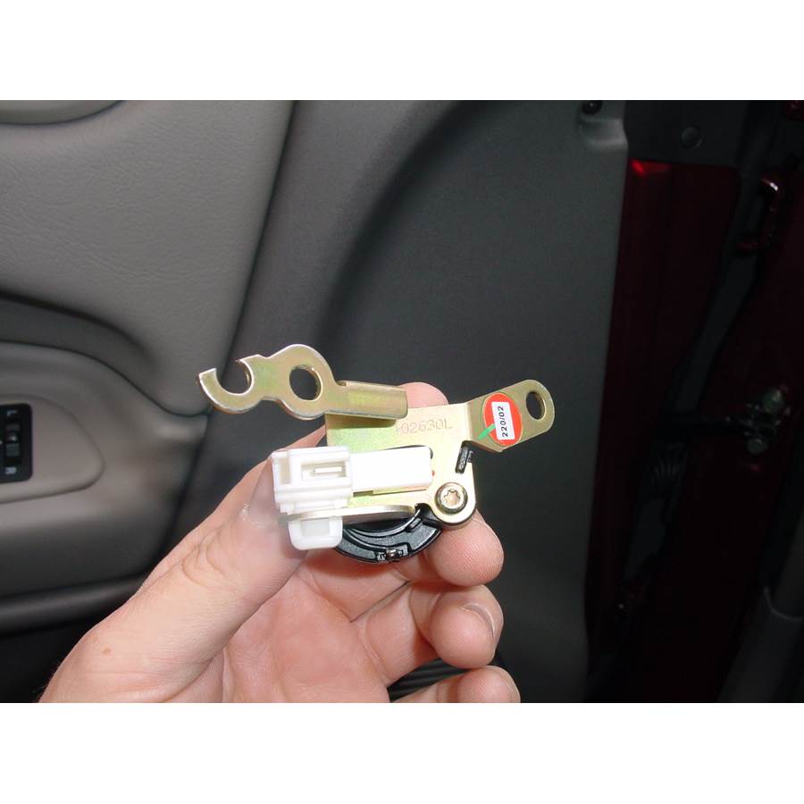 2002 Chrysler Sebring Front door tweeter removed
