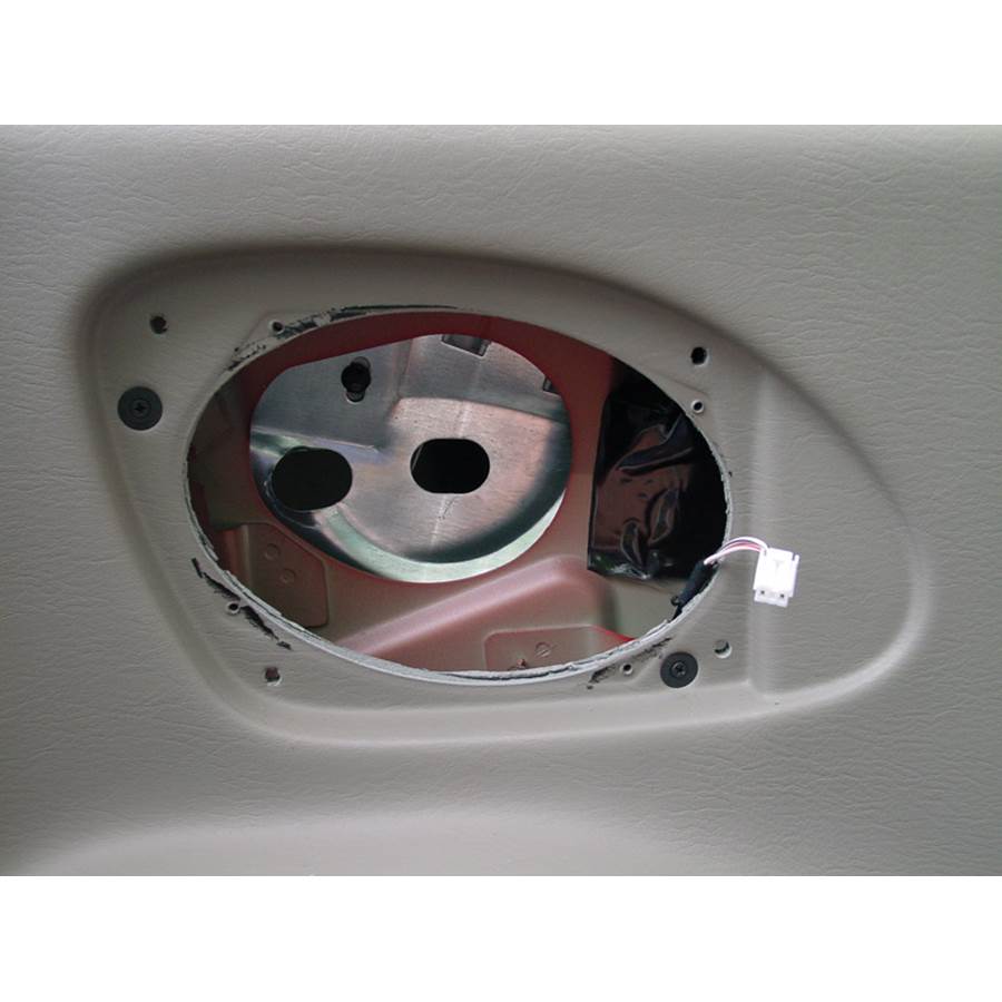 2001 Chrysler Sebring Mid-rear speaker removed