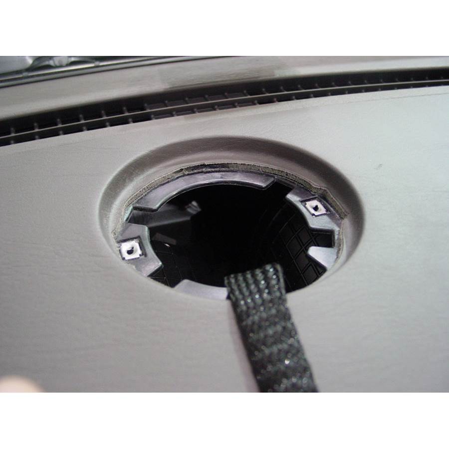 2004 Chrysler Pacifica Center dash speaker removed