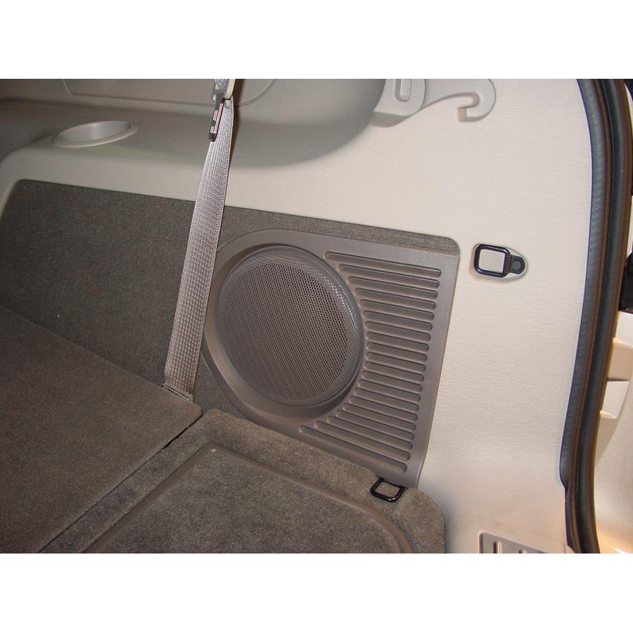 2005 Chrysler Pacifica Far-rear side speaker location