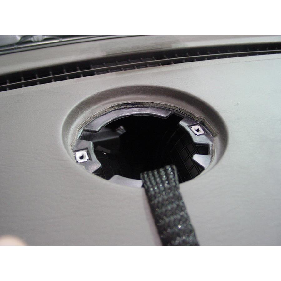 2006 Chrysler Pacifica Center dash speaker removed