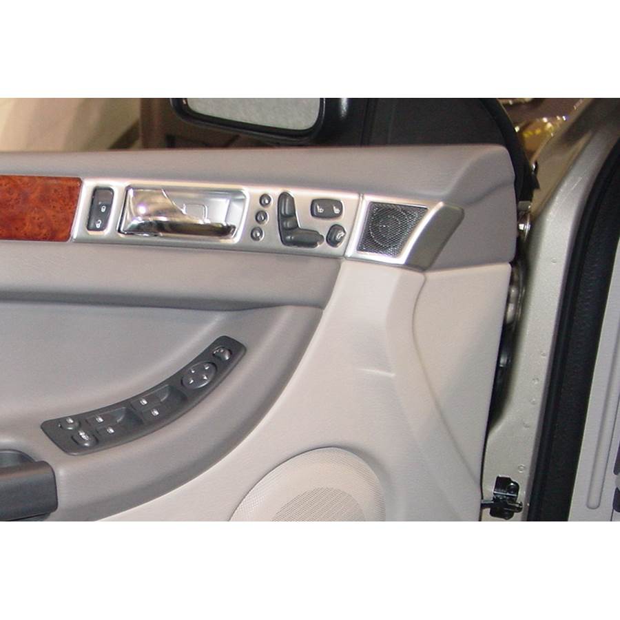 2007 Chrysler Pacifica Front door tweeter location