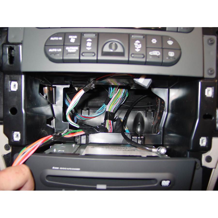 2008 Chrysler Pacifica Factory radio removed