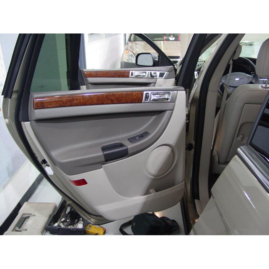 2005 Chrysler Pacifica Rear door speaker location