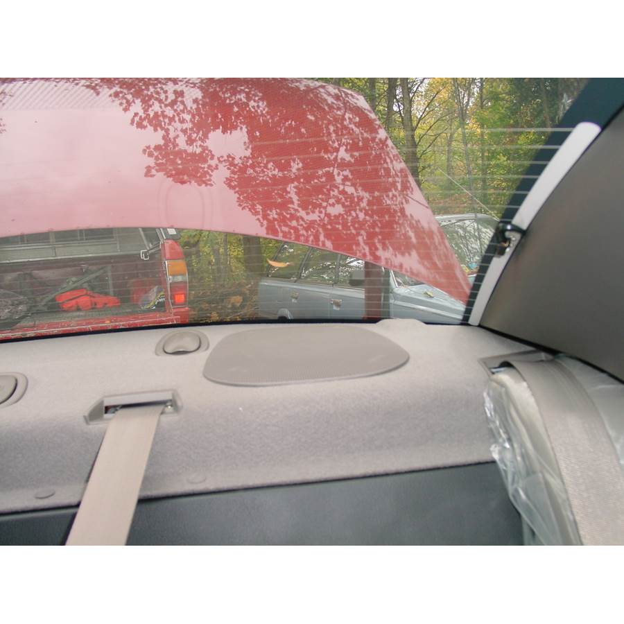 2002 Chrysler Sebring Rear deck speaker location