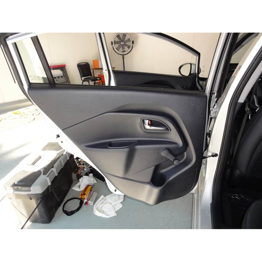 2014 Kia Rio Rear door speaker location
