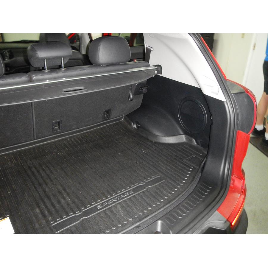2012 Kia Sportage Far-rear side speaker location