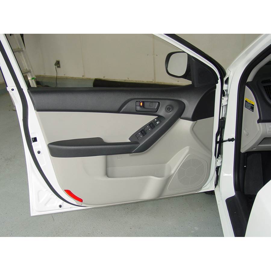 2010 Kia Forte Front door speaker location