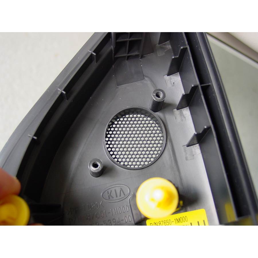 2010 Kia Forte Front door tweeter removed