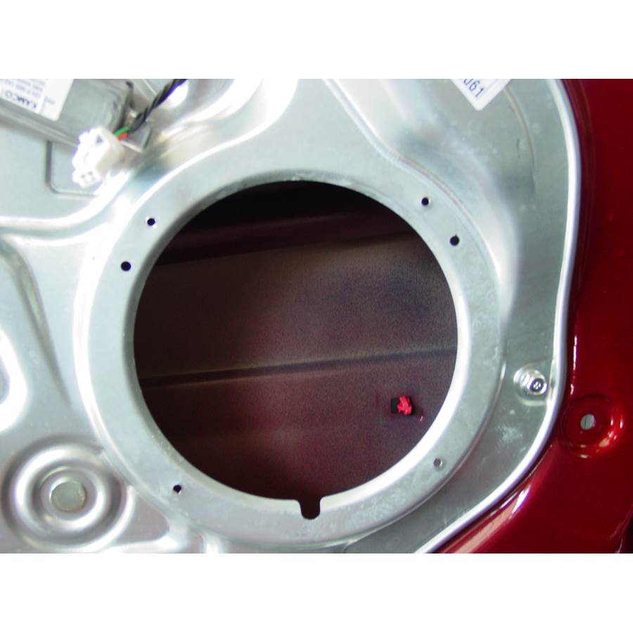 2009 Kia Borrego Front door woofer removed